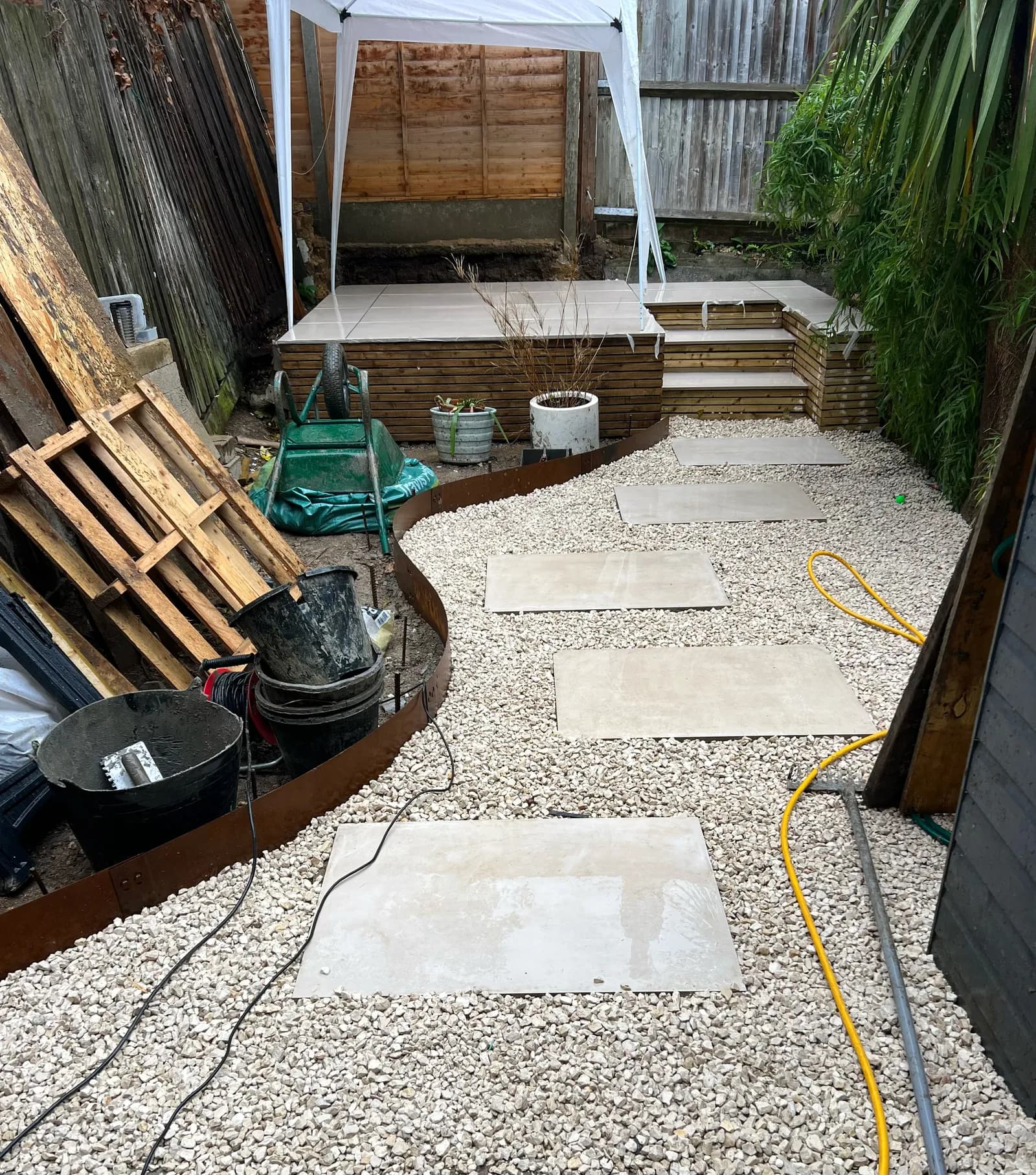 Setting out the finish