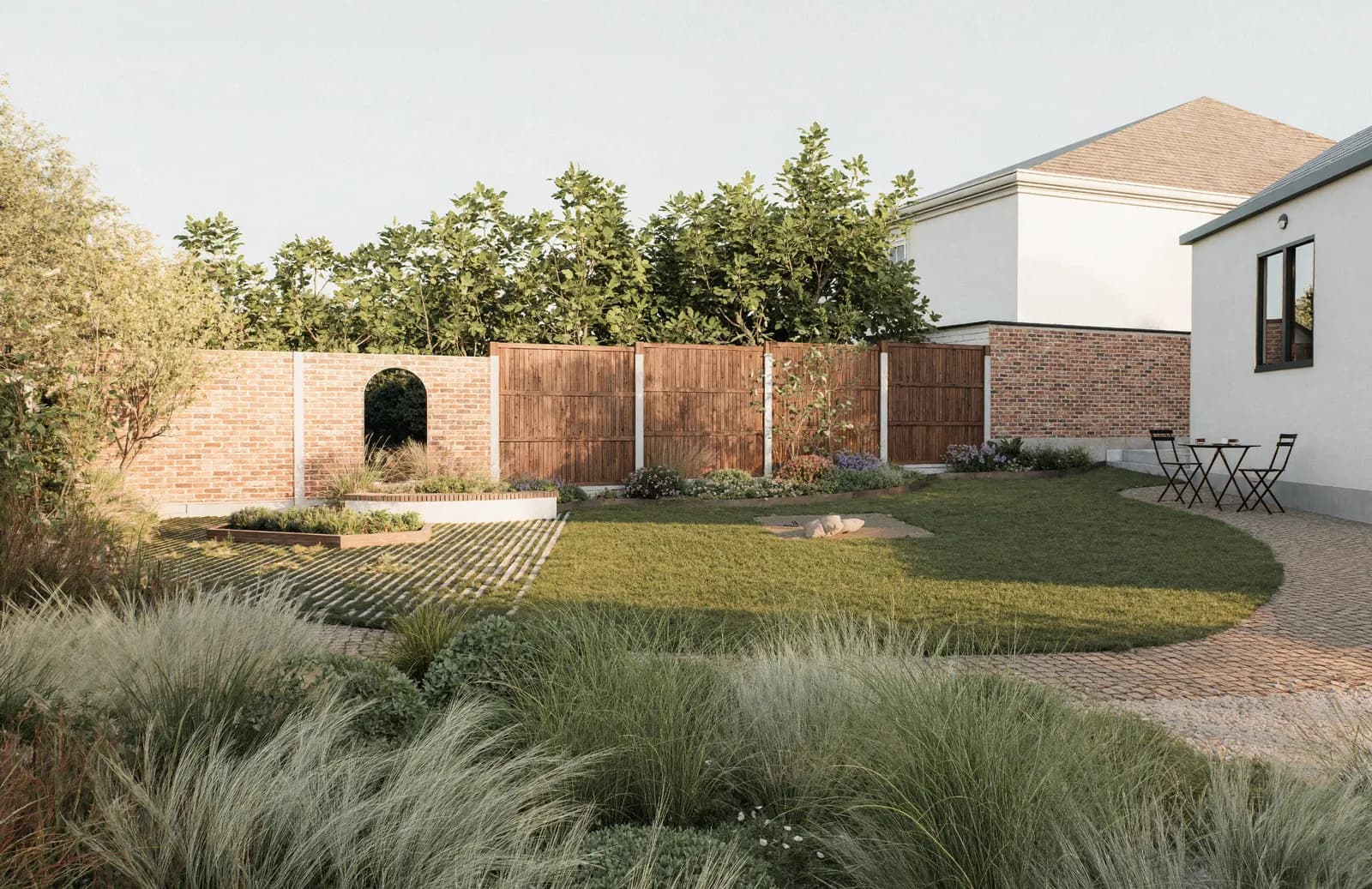 ECH WORKS — Overview of the London walled garden retreat